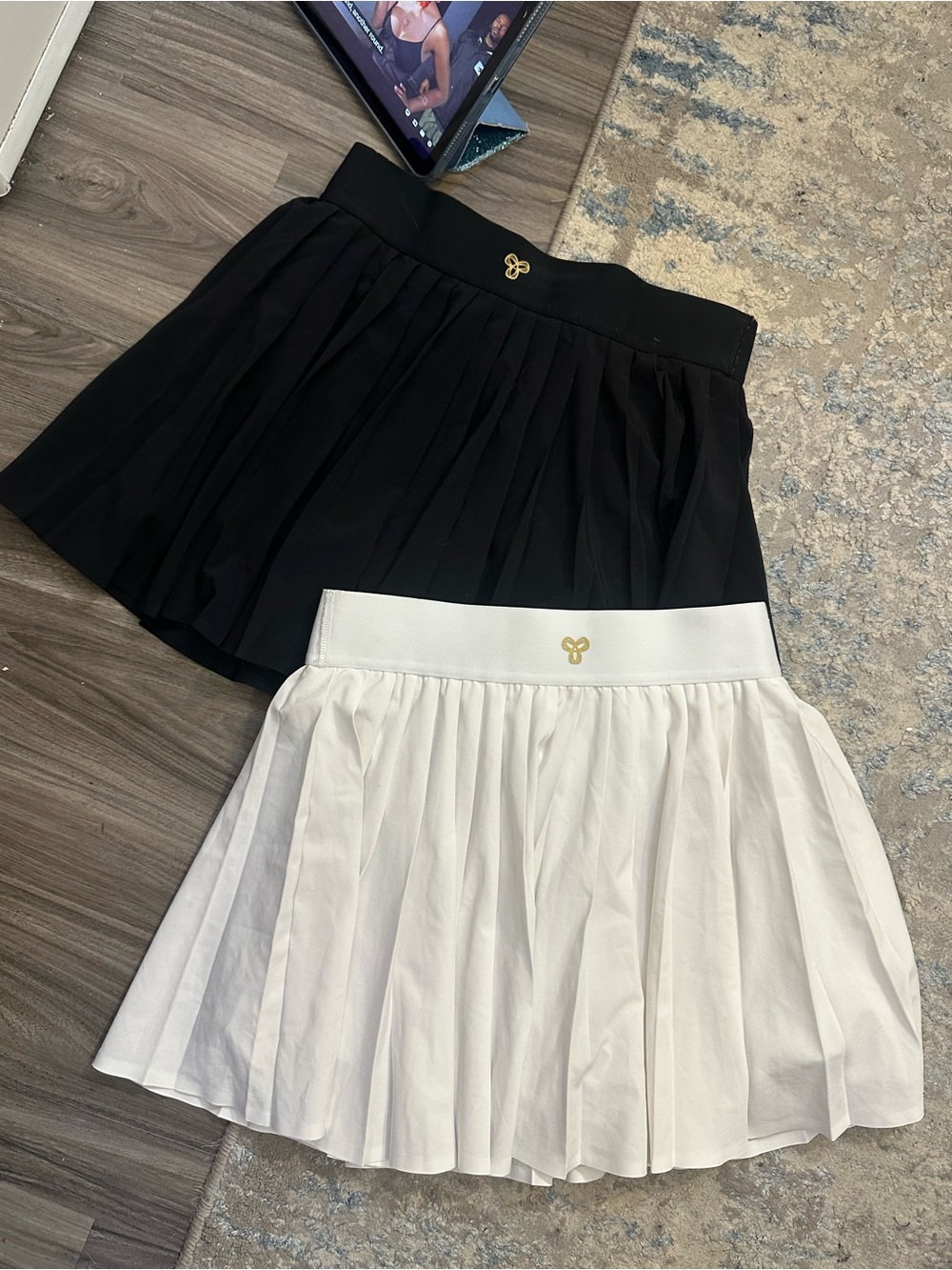 Aritzia Golden tna  Mini Skirt - Black & White